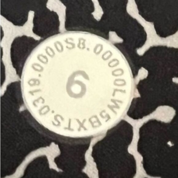 lululemon Womens 6 Fast & Free Nulux Crop Black Leggings - Picture 6 of 6